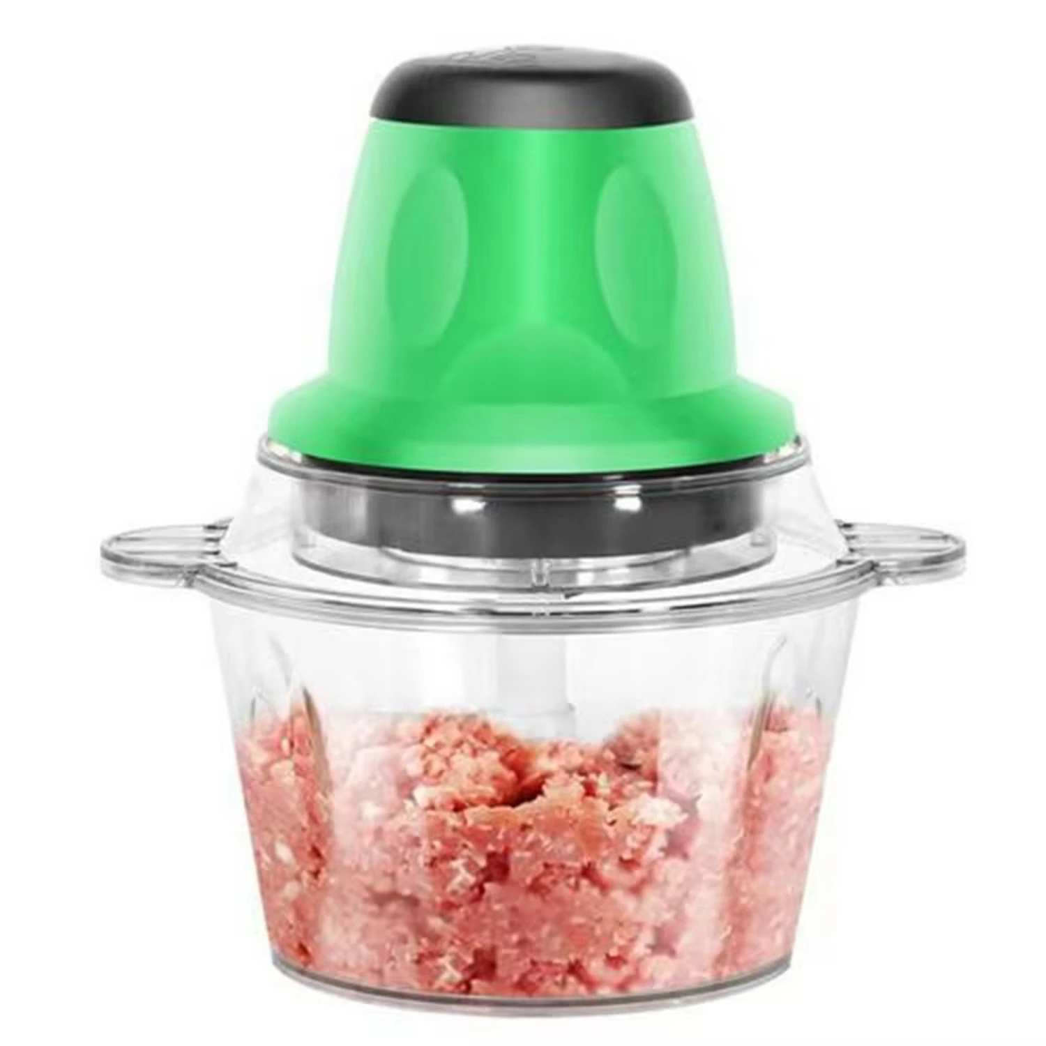 2L Meat Grinder Garlic Vegetable Food Processor Machine - Household Auxiliary Meat Slicer Chopper Crusher 4