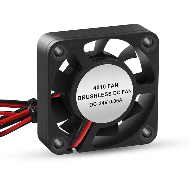 Cooling Fans 3D Printer 4010 Brushless DC Fan 12V 24V 40*40*10mm Low Noise Ball Bearing Sleeve Hydraulic Fluid Bearing