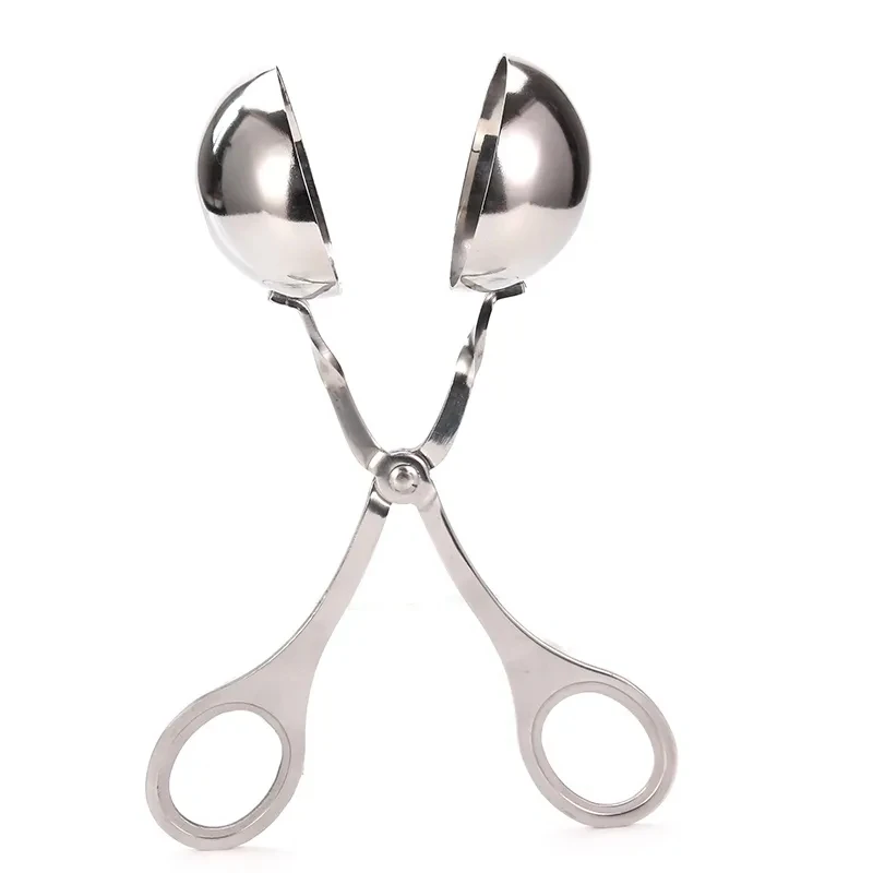 Stainless Steel Meatball Maker Clamp Pill Round Rice Ball Clip Tongs Grip Pork Beef Meat Kitchen Cooking Tools DIY Gadget