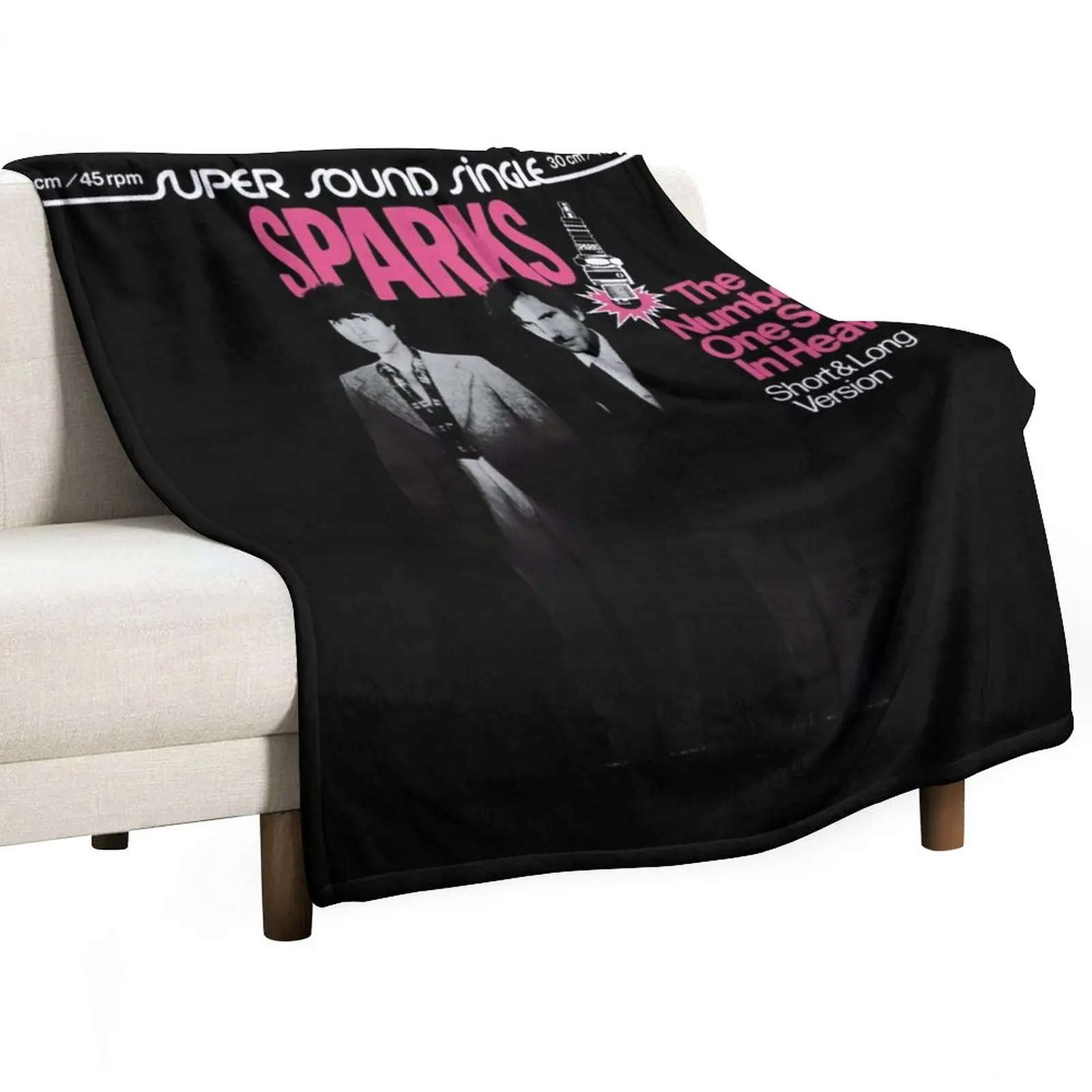 

SPARKS - THE NUMBER ONE SONG IN HEAVEN Throw Blanket sofa Flannels Blanket