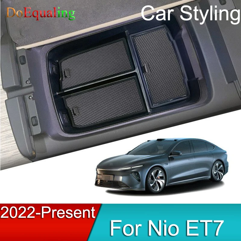 

Центральный ящик для хранения в подлокотнике для консоли автомобиля, контейнер, органайзер для перчаток, чехол, аксессуары для Nio ET7 2022 2023, органайзер, Внутренний органайзер