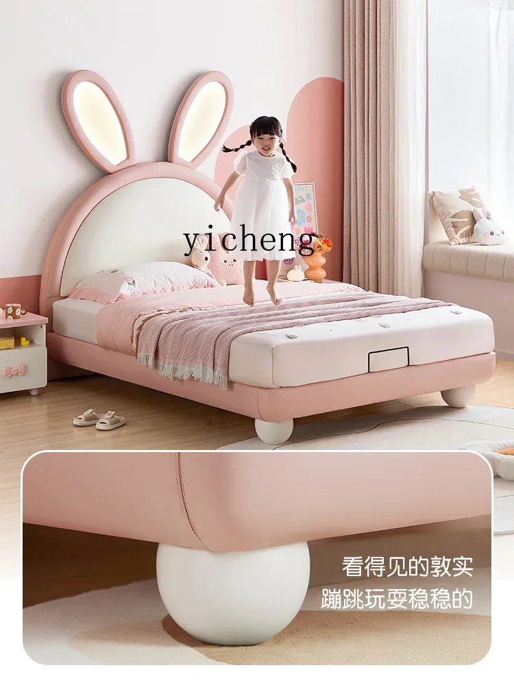 Zz girl princess bed suspended single bedroom girl bed new furniture chasing light