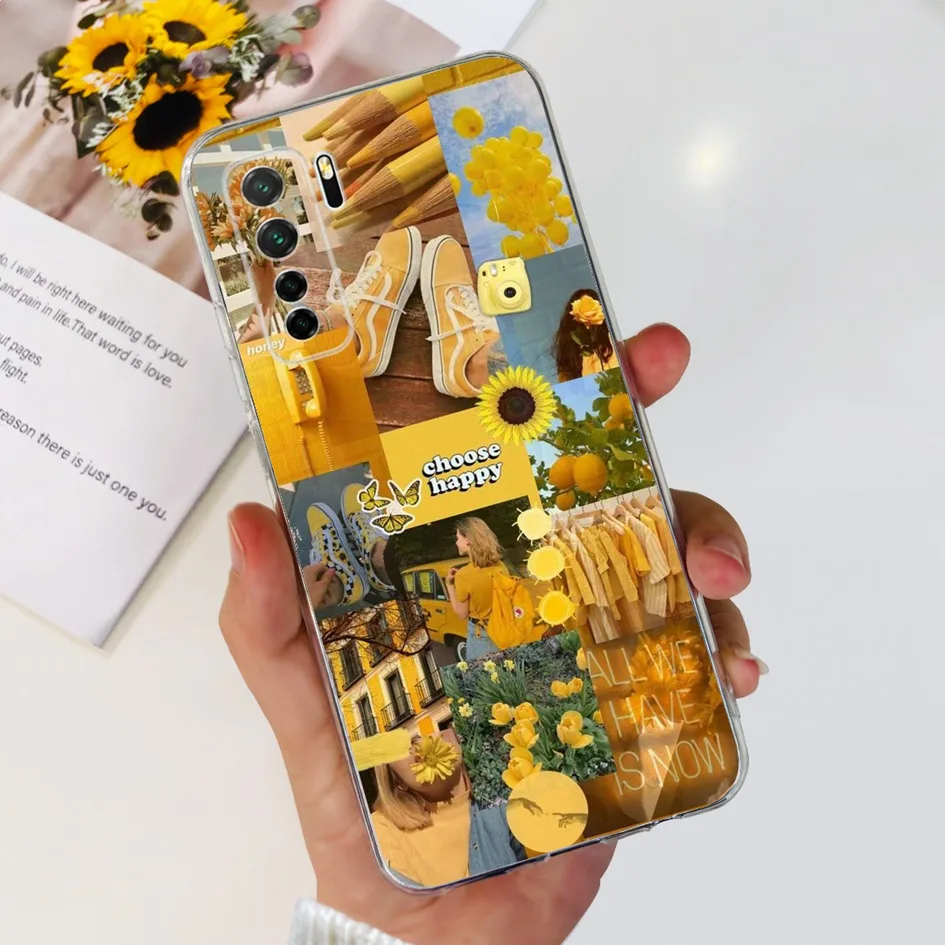 Clear Fashion Pattern Soft Silicone Case