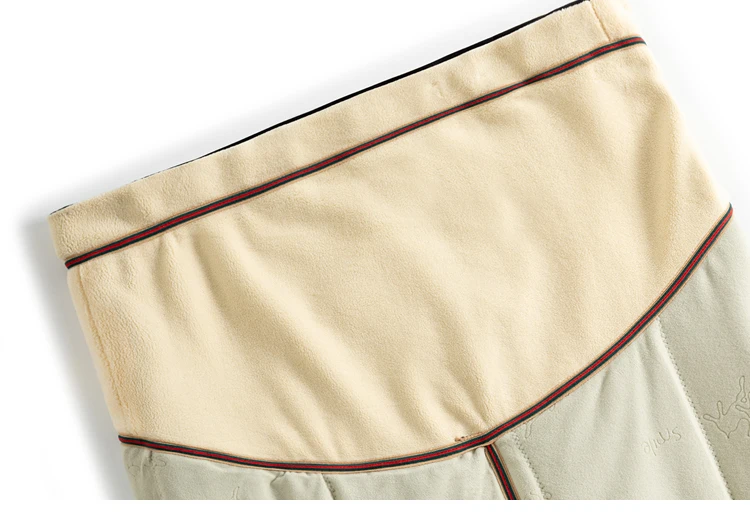 Winter Thick Warm Pregnant Women Thermal Fleece Pants Trample Feet Leggings Pregnancy Legging Maternity Stretched Trousers -30℃