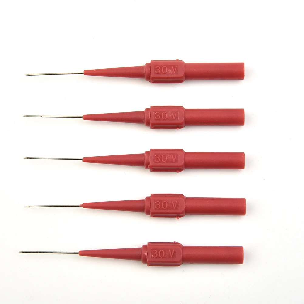 

2/10Pcs Test Probe Measuring Device Clamp Copper Test Lead Test Probes Plug For Automotive / Multimeter Testing