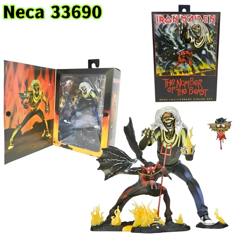 Экшн-Фигурка «цифры чудовища» Neca 33690, Железная леди, 40-я годовщина, коллекционная игрушка, модель, кукла, подарок на день рождения и Рождество