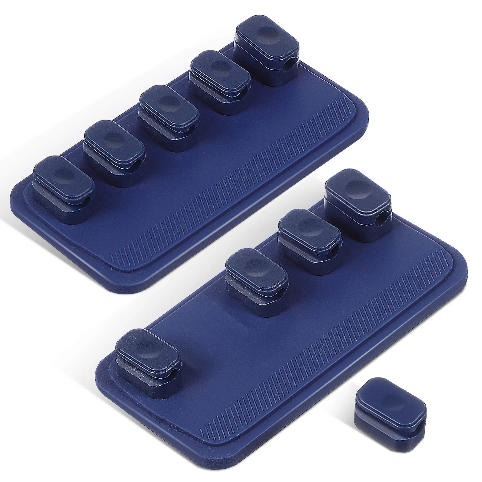 2세트 전문가용 마그네틱 케이블 홀더 데스크 코드 정리함 다용도 케이블 관리기 데스크탑 컴퓨터 TV USB 충전용