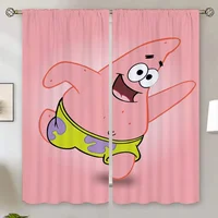 S-Sponge-bob Modern Living Room Curtains 2024 Blackout Bedroom Curtains 100% Window Blinds Modern Home Decoration Curtain Blind 1