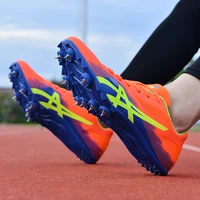 Spikes Athletics Shoes Running Men Middle School Training Track Track Field Shoes Professional High Jump With Metal Nails Shoes 2