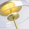 Designer Glass Led Table Lamp Bedroom Bedside Study Reading Desk Light PostModern Living Room Home Interior Decoration Lighting 5