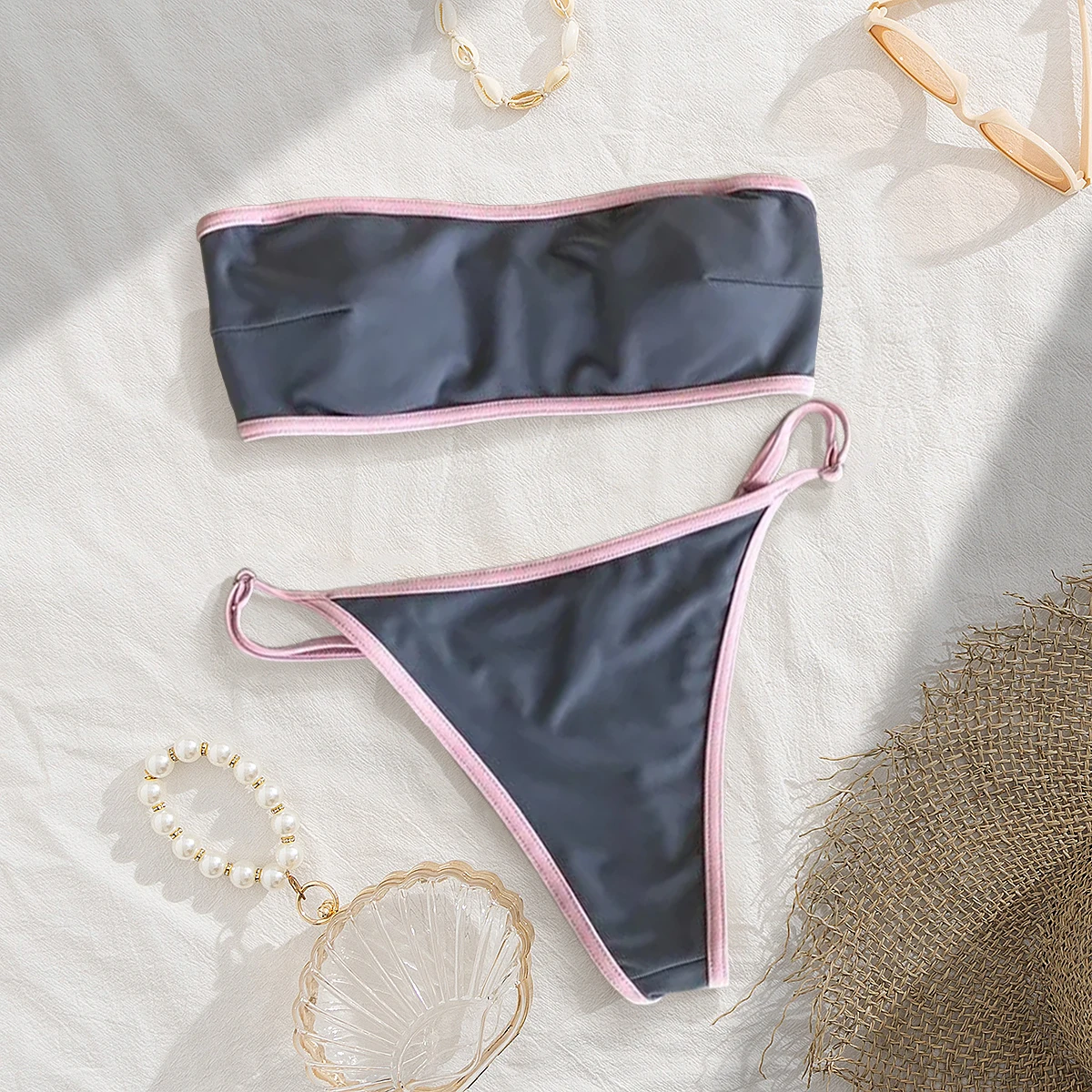 2025 Bikinis Sexy Women Swimsuits Swimwear Bikini Set Chain Bathing Suit Beachwear Brazilian Biquini Female Beachwear 4