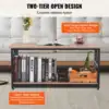 40" Farmhouse Coffee Table, Rectangle Coffee Table with Open Storage Compartment, Wooden Rustic Cocktail Table for Living Room 3