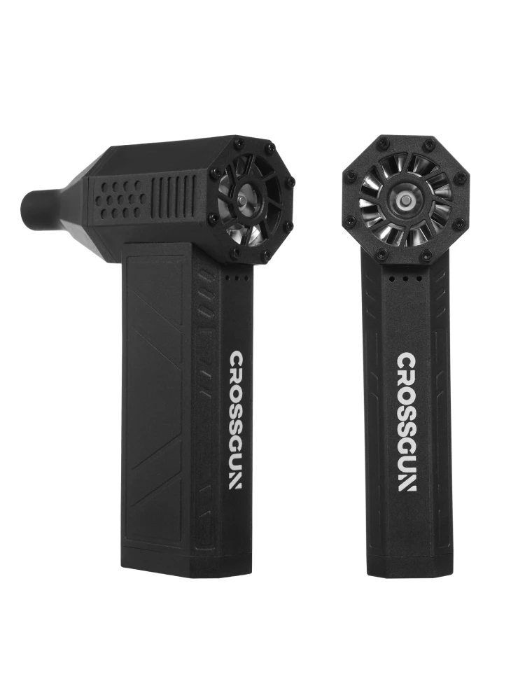 CROSSGUN 130000RPM Jet Turbo King Kong Jetfan Strong Fan Portable Handheld With LED Lighting Blowing Dust Elimination