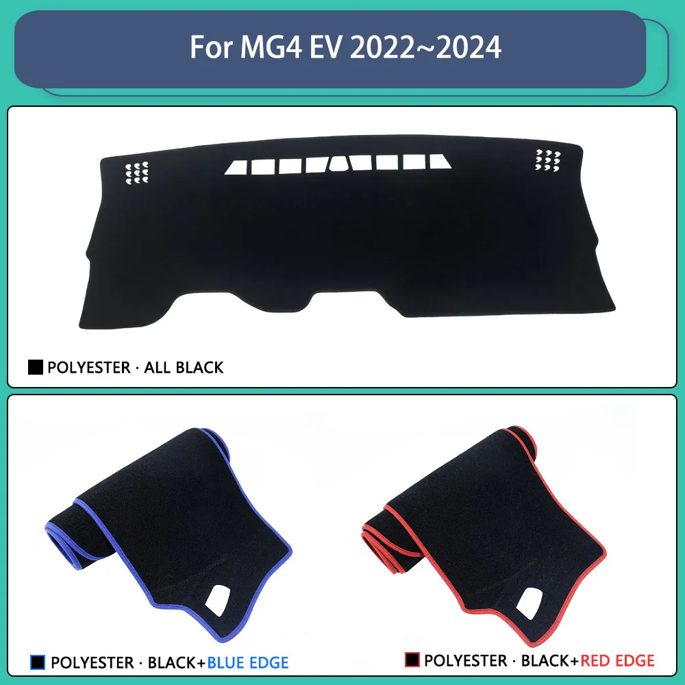 for MG 4 MG4 EV EH32 MuLan 2022 2023 2024 Car Dashboard Dash Mat Cover Protective Avoid Light Carpet Pad Auto Inner Accessories