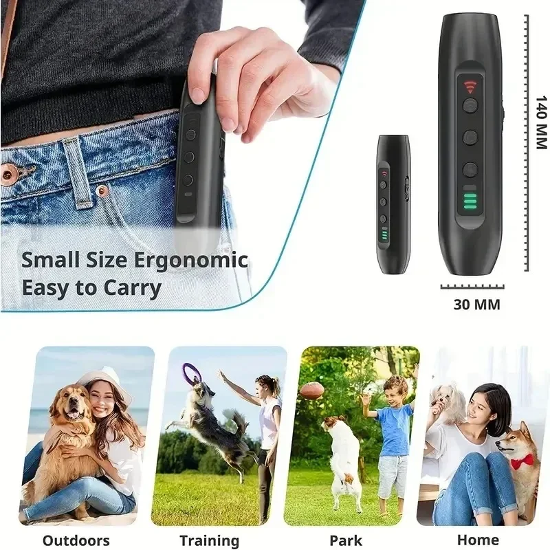 Ultrasonic Pet Dog Repellent Portable Handheld Anti Bite and Anti Barking Drive Stick with LED Flashlight Pet Repellent 5