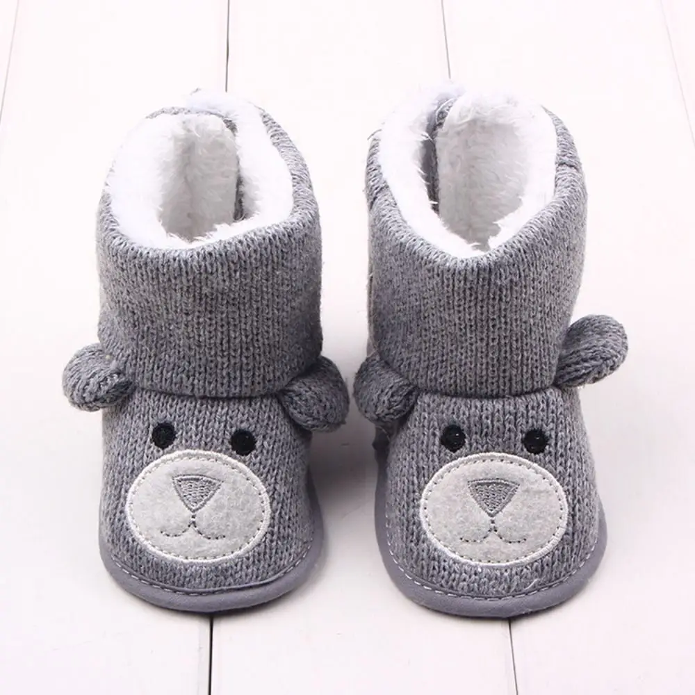 

Baby Winter Boots Infant Toddler Newborn Cute Cartoon Bear Shoes Girls Boys First Walkers Super Keep Warm Snowfield Booties Boot