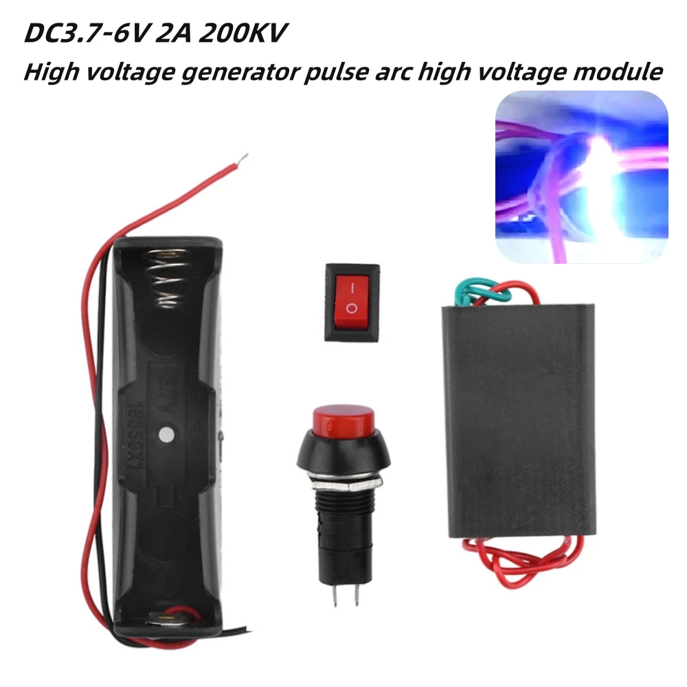 DC3.7-6V 2A 200KV Boost Power Supply Module High Voltage Generator 200KV Boost Power Supply High Voltage Generator power supply module