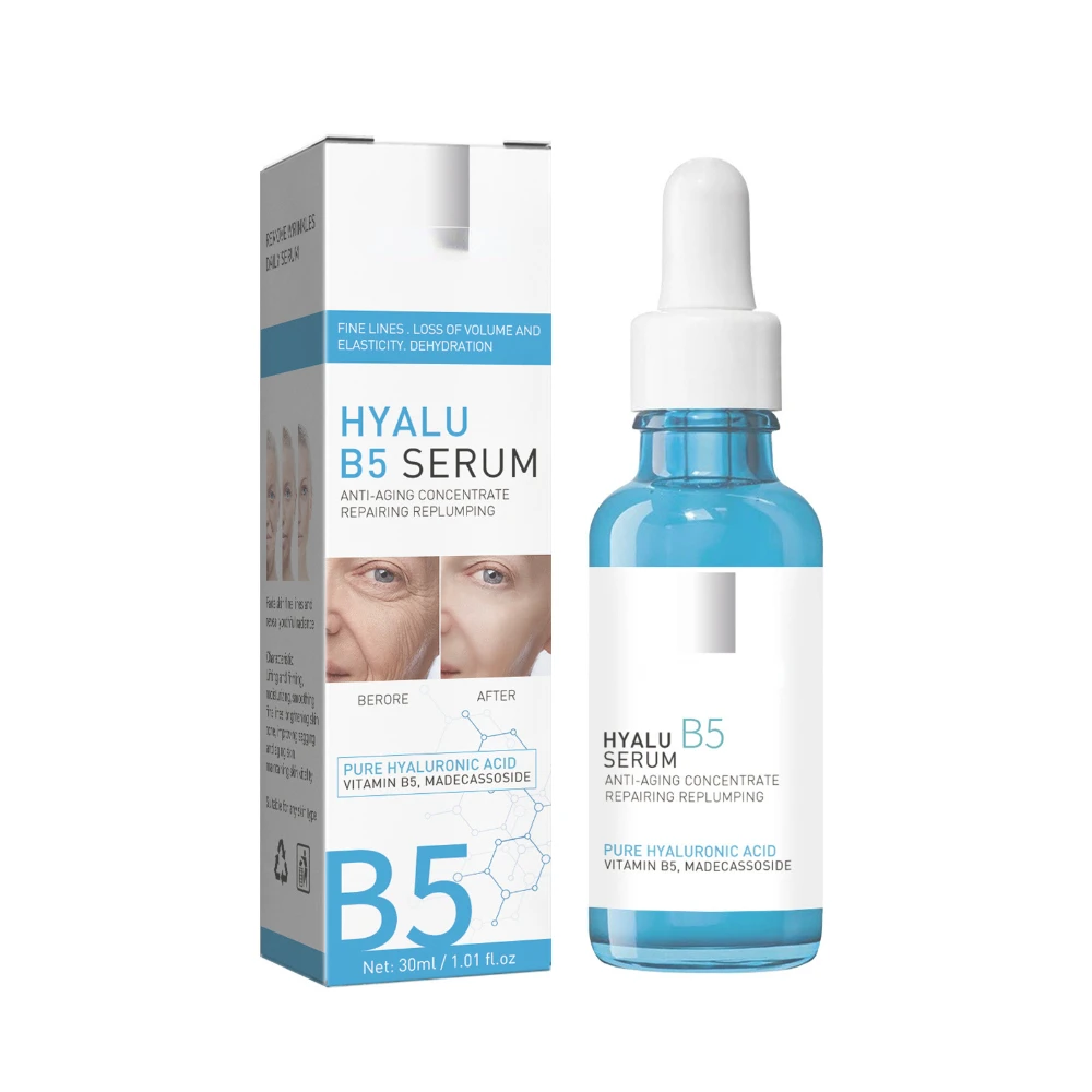 

Hyaluronic Acid B5 Anti Wrinkle Face Serum Anti Aging Lift Firm Fine Lines Remover Lightening Dark Circle Skin Brighten Essence