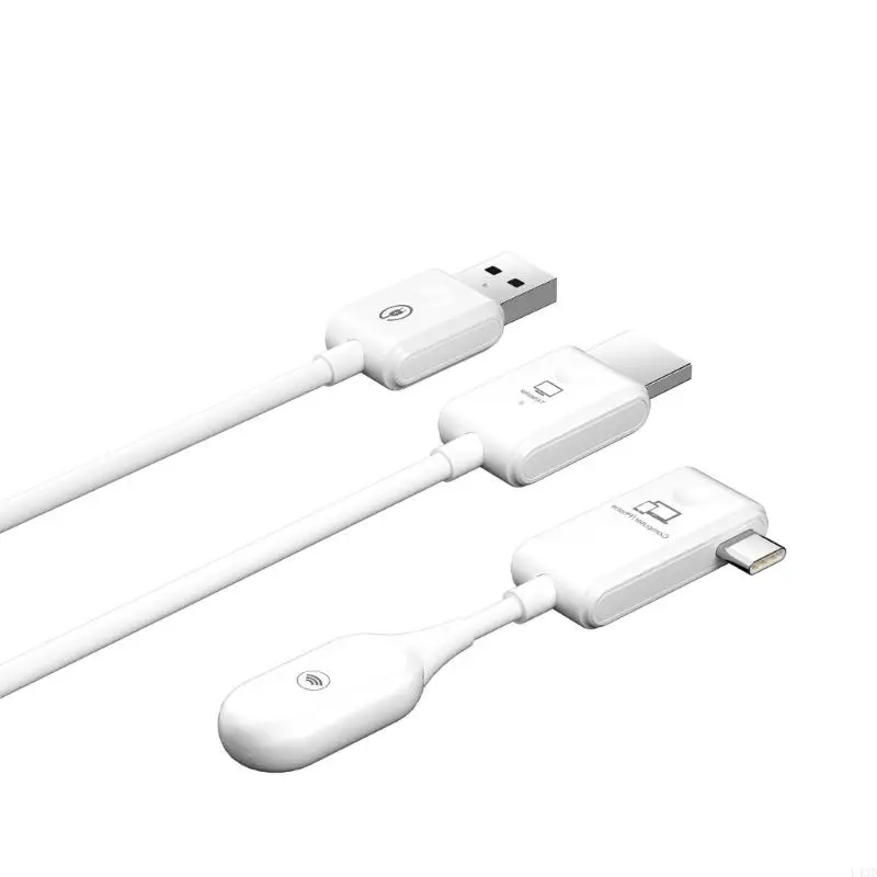 1080P 무선 Type-C 확장기 HDMI 호환 USB 어댑터 동글 동일 화면 케이블
