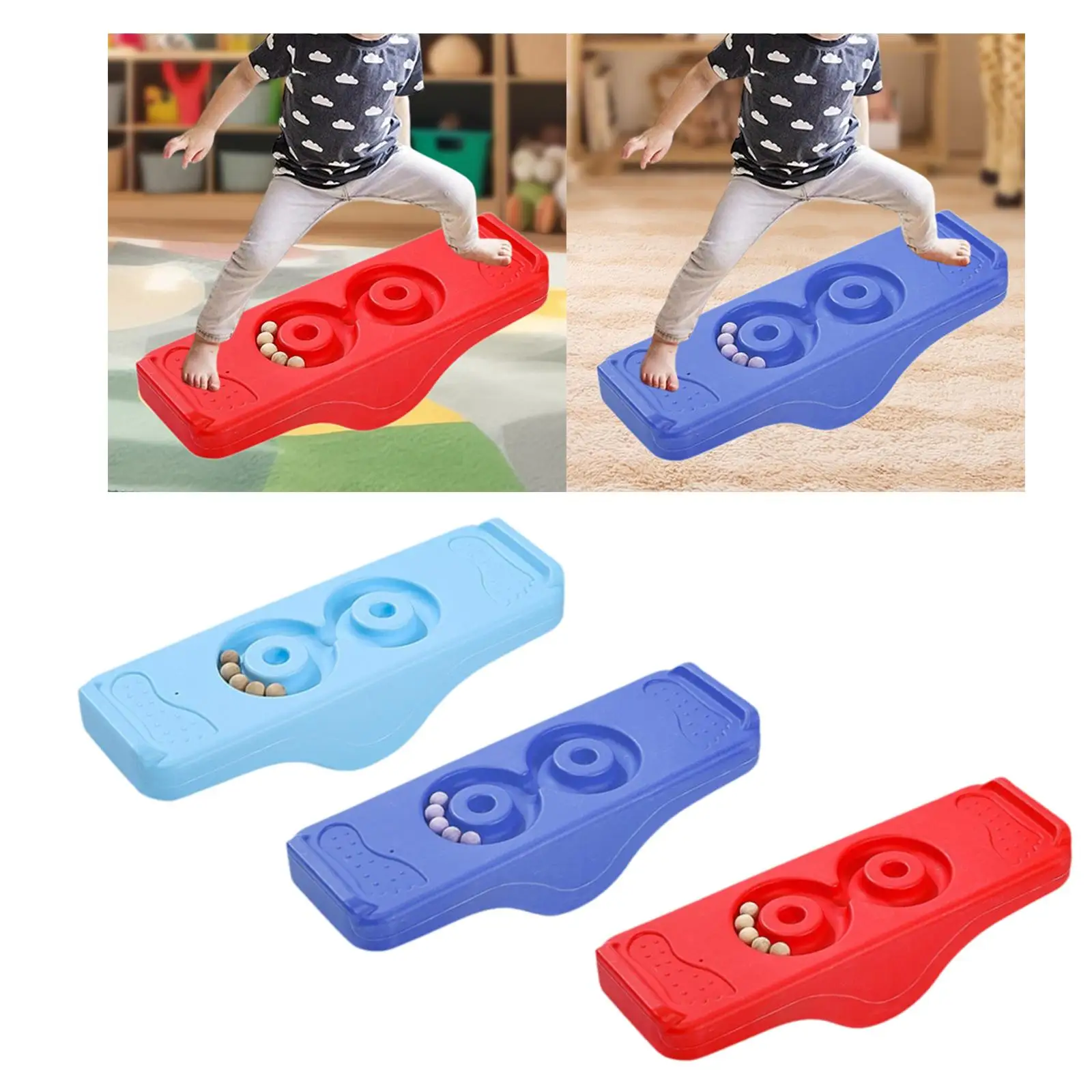 Kids Balance Board Balance Training Equipment Balancing Board Seesaw Rocking for Fitness Indoor Outdoor Home Exercise