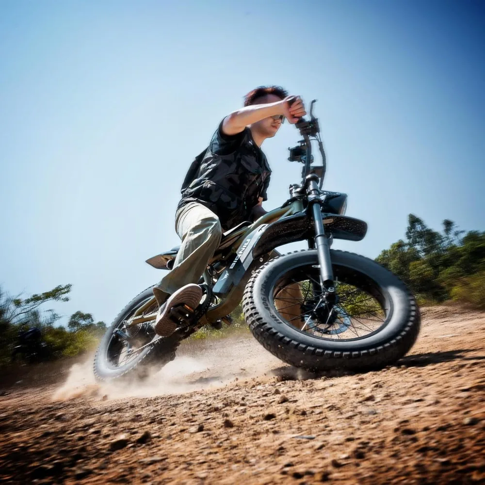 Electric Fat Tire Bike 1200W Motor – 48V Battery, 7-Speed, Dual Disc Brakes 5 Electric Fat Tire Bike 1200W Motor – 48V Battery, 7-Speed, Dual Disc Brakes - Image 5