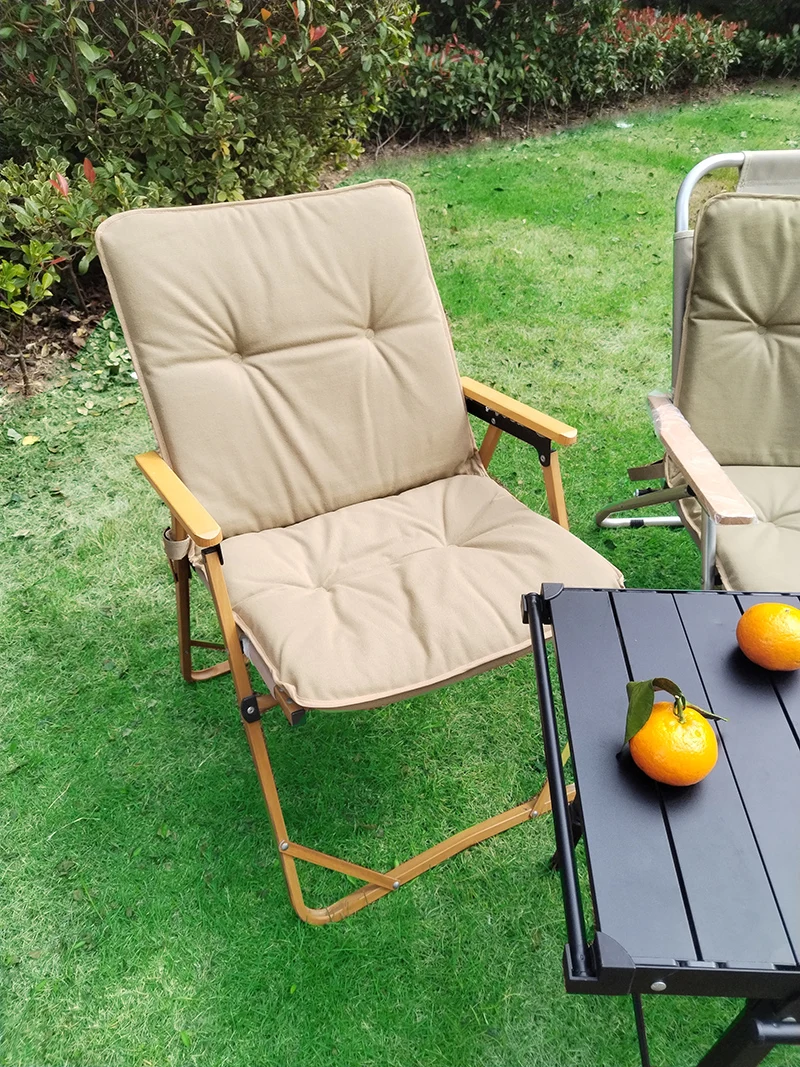 Lohascamping Camping Winter Chair Cover Seat Cushion 5CM Thick Camping Warm Chair Cusion Pads Relaxation Comfortable Cush