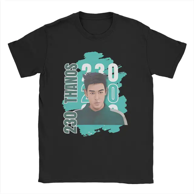 Vintage PLAYER 230 Thanos Choi Seung Hyun T-Shirt Men Crew