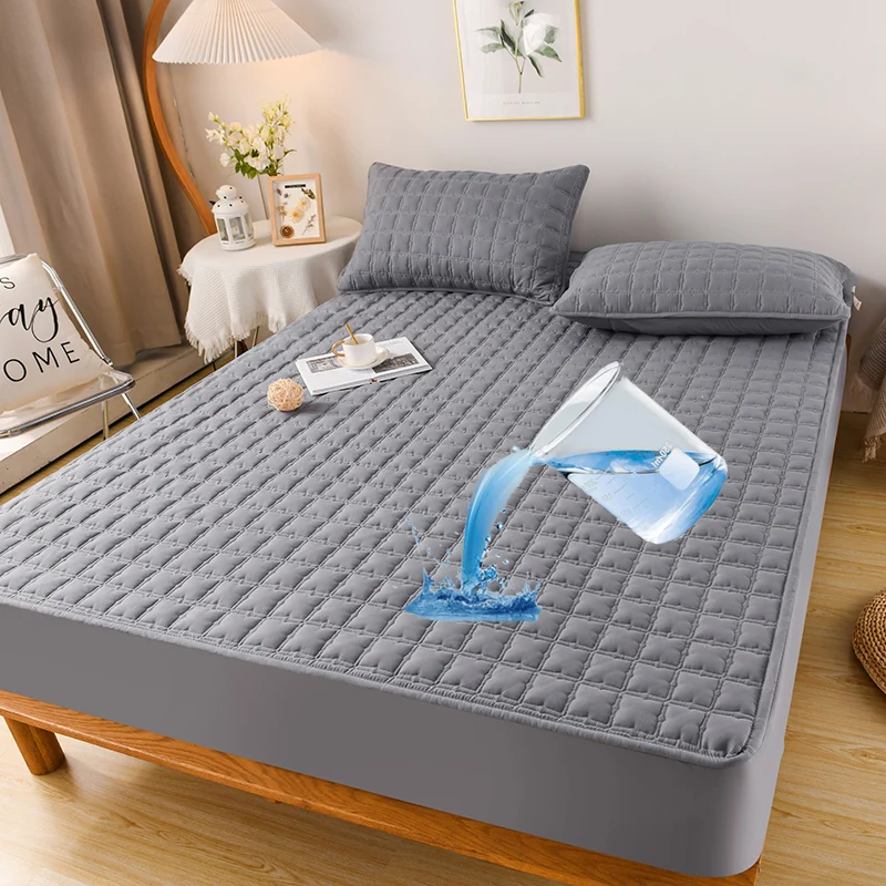 HealthGuard Coolsilk 5 Sided Tencel Jersey Protecteur de Matelas Imperméable Double Extra Long  - Liquidation Vente Finale main image 1