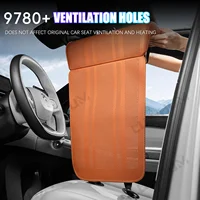 Car Seat Cover with Leg Extender Support Cushion Legrest Breathable Car Seat Cushion with Led Rest Universal for Sedan Suv Truck 4