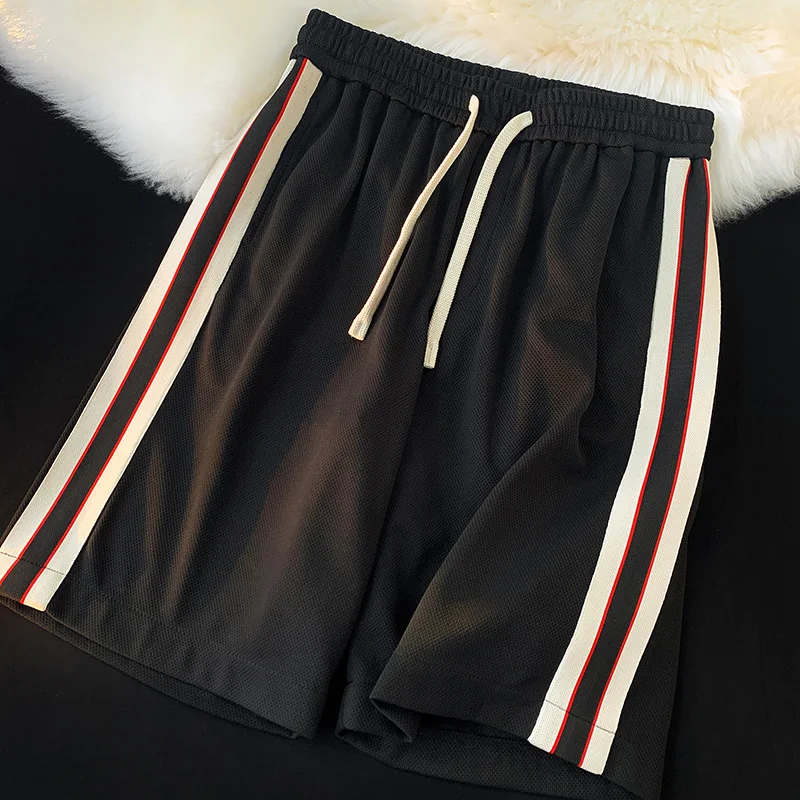 Shorts Mens 2023 Pants Korea Fashion Clothing New Summer Mens Sweatpants Streetwear Beach Short Pants For Men Wide Leg Pants