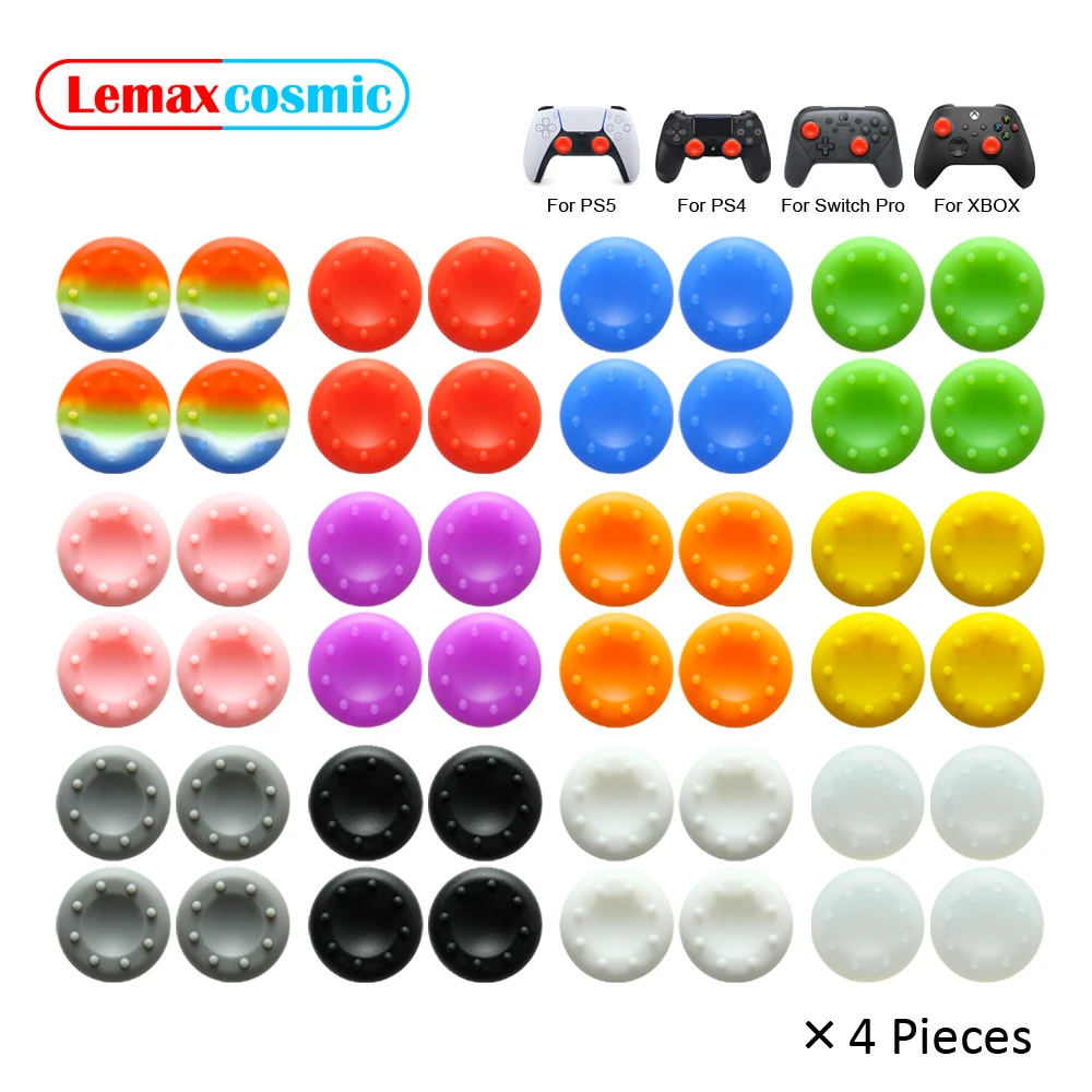 Enhanced Grip Controller Joystick Caps - Set of 4