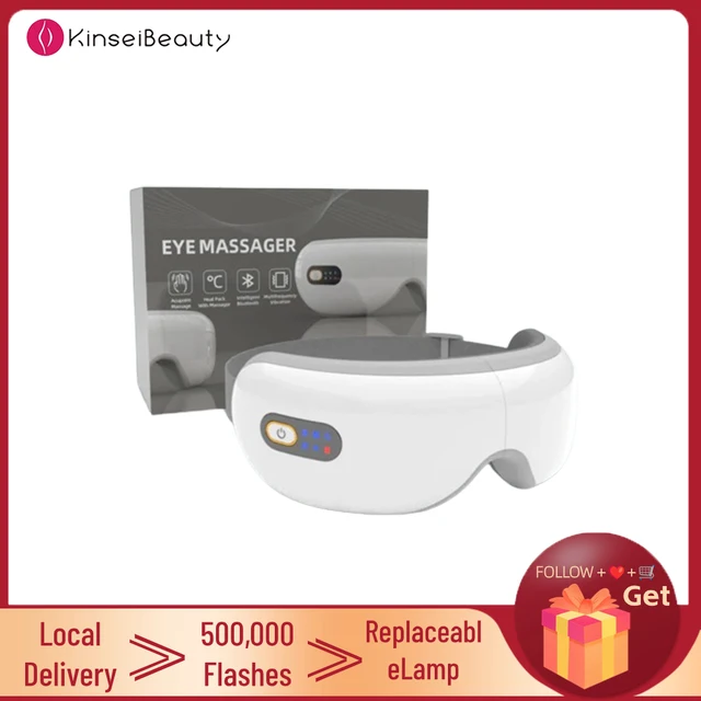 Eye Massager Heating Eyes Mask With Music Airbag Massage For Migraines, Dry Eye, Eye Strain, Dark Circles Relief Improve Sleep 1