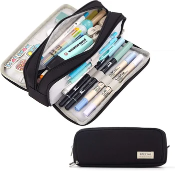 Kawaii 3-Compartment Pencil Case 1