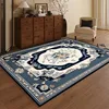 Modern Luxury Carpet Living Room Decor Non-slip Coffee Tables Geometric Foot Mat Large Black Gold Area Decoration Bedroom Rug 4
