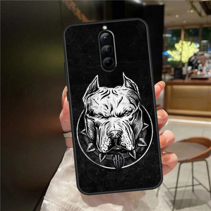 Фото Чехол с рисунком милой собаки питбуля для Nubia Red Magic 9 Pro Plus Red Magic 8 8S Pro Plus чехол 6R 6 7 7S 6S Pro №3