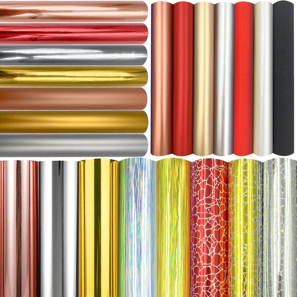 Metallic Series Adhesive Vinyl - 12 x 39 Roll in Assorted Colors