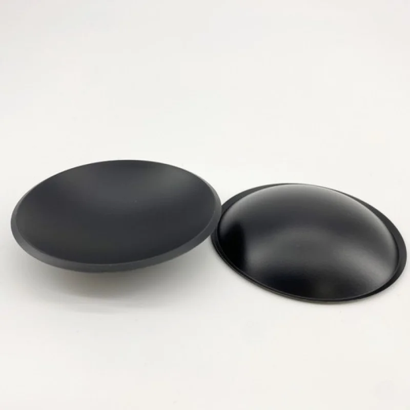 2- 65mm / 2.56인치 블랙 PP 스피커 더스트 캡 서브우퍼 베이스 스피커용 립 포함