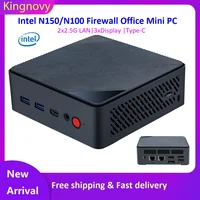 Kingnovy Firewall Office Computer M5 Intel N150 N100 2xi226-V 2.5G LAN Mini PC DDR4 PCIE3.0x4 SSD NUC Windows 11 desktops WiFi 1
