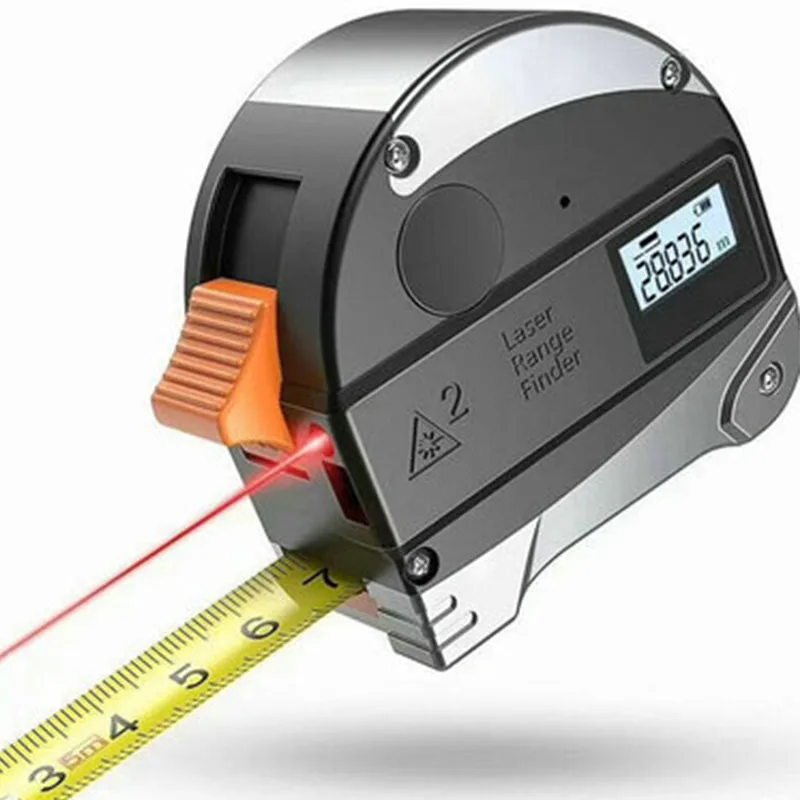 

Лазерная измерительная лента U50, выдвижная цифровая электронная рулетка, нержавеющая сталь, многоугольный измерительный инструмент