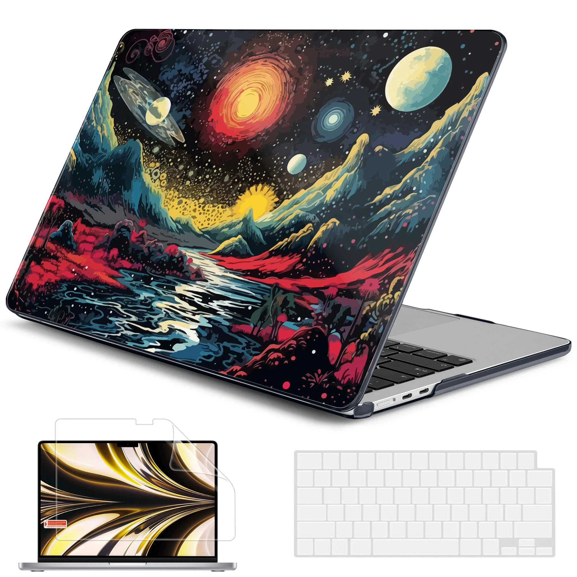 Custodia Per Macbook Pro 14 16 13 Pollici M3/M2/M1 Pro/Max Chip Case A2991 A2780 A2485 A2442 A2779 A2992 (2023 2022 2021) Per Macbook