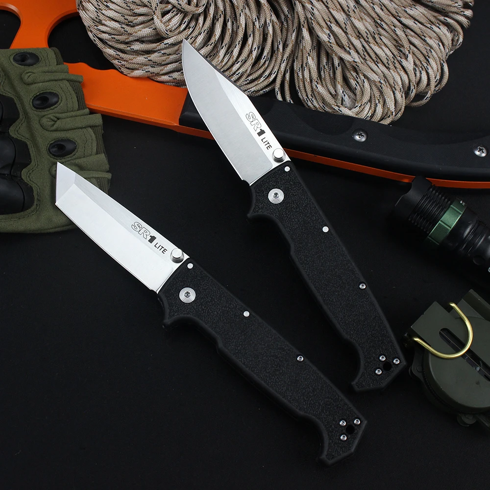Multi Folding Pocket Knife SR1 Outdoor Hunting Survival Knives EDC Self Defense Tools for Men folding knife