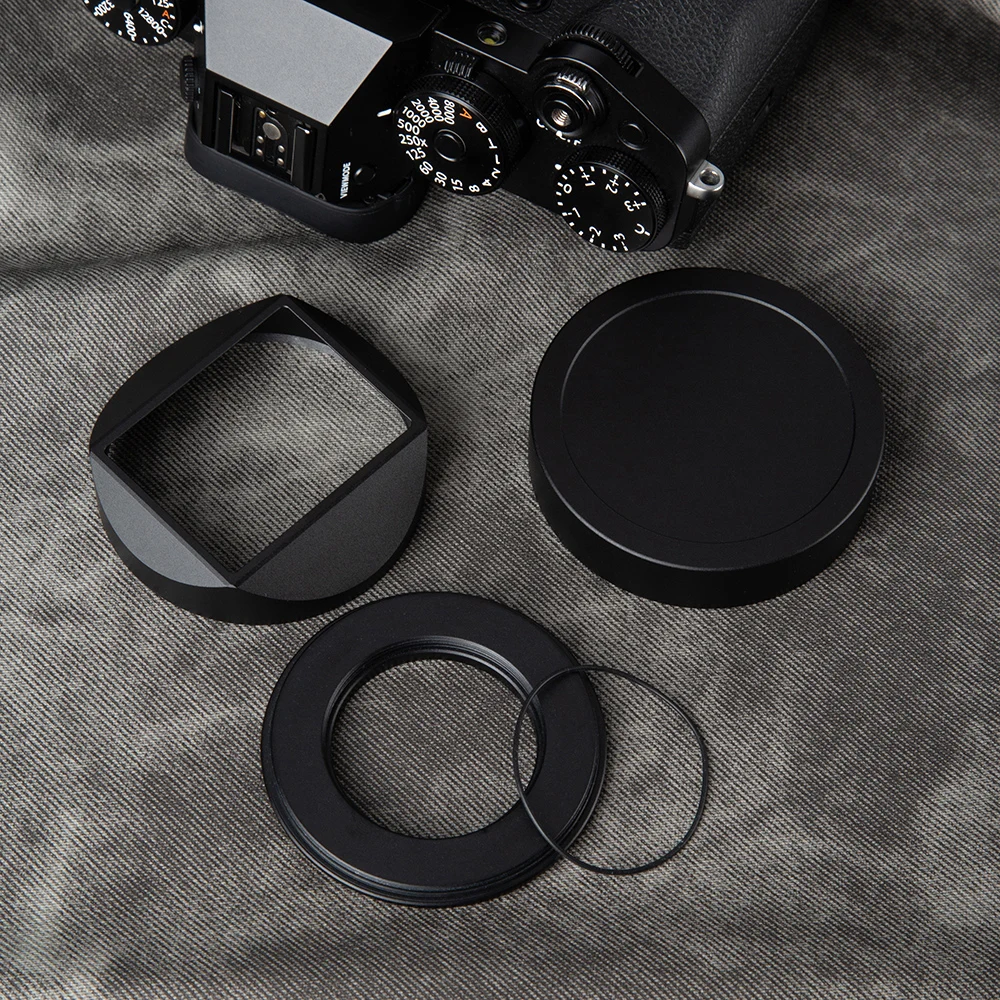 XE5 XF23mmF2.8 Lens Hood Shade with 39mm Adapter Ring for Fujifilm