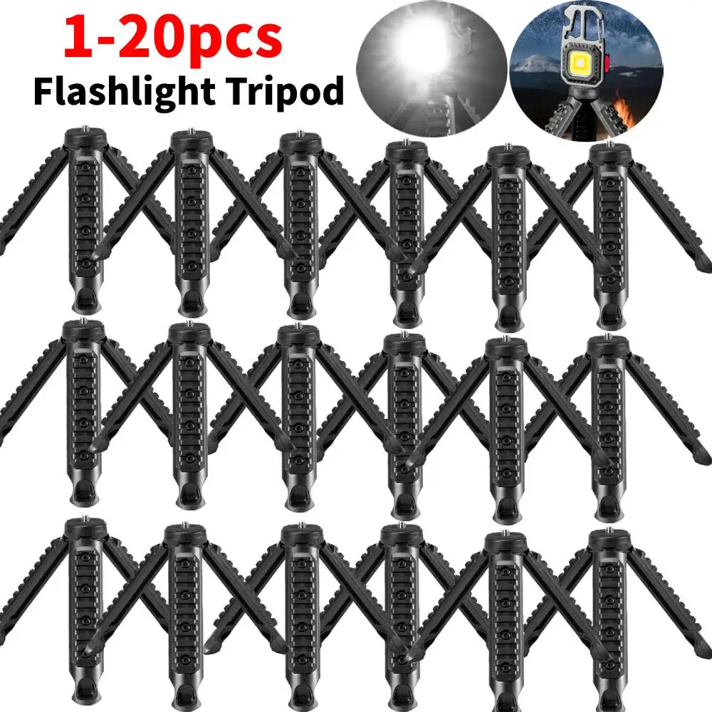 120pcs Mini Led Light Pocket Keychain Flashlight Tripod Cob Usb