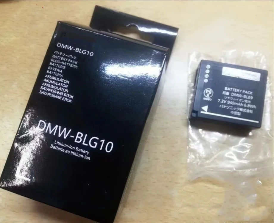 Caricabatteria Doppio USB Batmax Per Batterie Panasonic DMW-BLG10/BLE9, Con Display LED E Cavo, Per Fotocamere Lumix