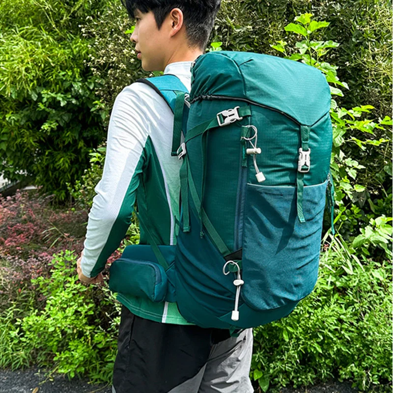 Camping Backpack Large Capacity Climbing Trekking Hiking Mountaineering Shoulder Bag Waterproof Women Men Outdoor Travel Bag 40L 2
