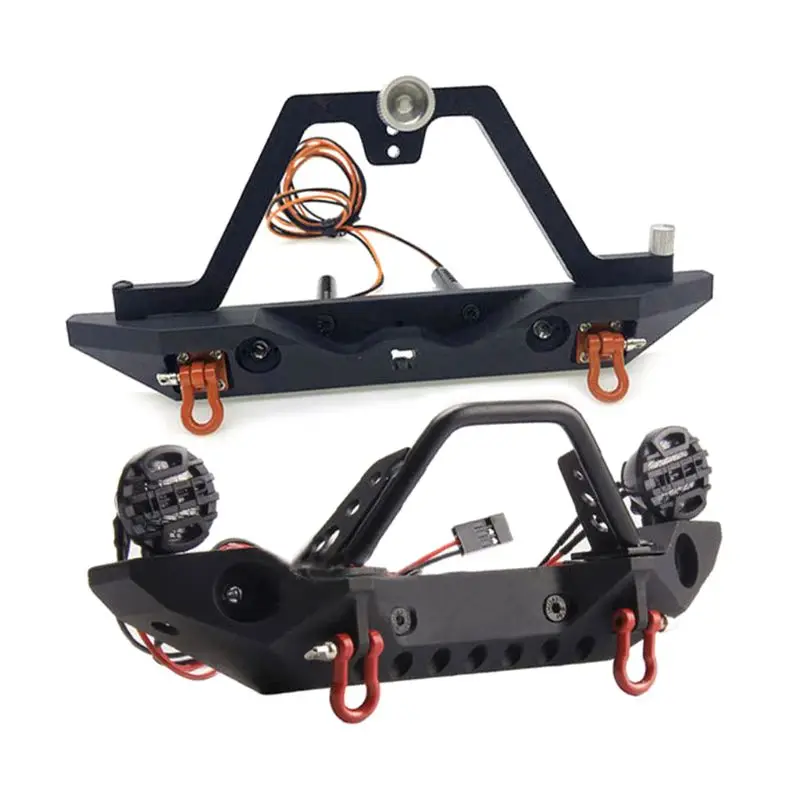 

Durable Remote Car Small Crawler 1/10 Scale Aluminum Front Rear Bumpers for RC Drop Shipping