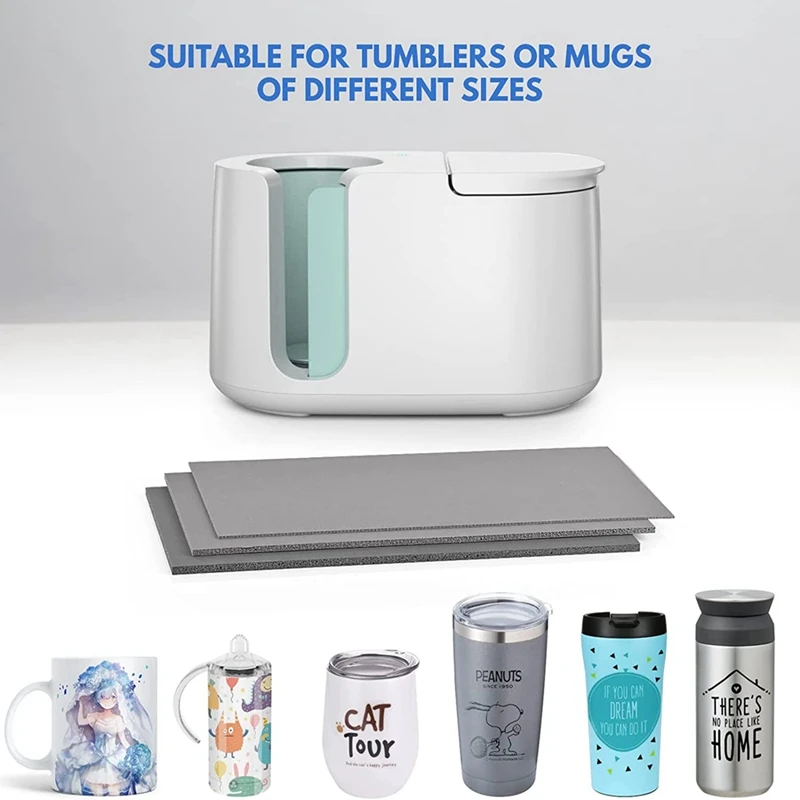 

3 Pcs Sublimation Tumblers Wrap Compatible With Cricut Mug Press Bundle Accessories For Sublimation Tumblers Blanks Mug