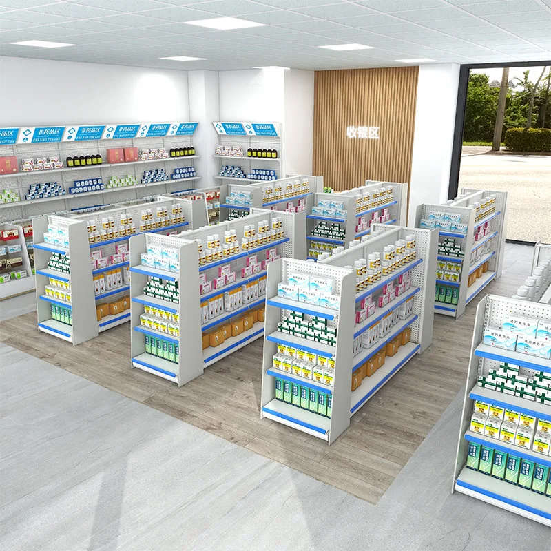 Personalizzato, Negozio Di Mobili Per Farmacia Interior Design Scaffale Per Farmacia Negozio Medico Al Dettaglio Scaffalature Per Farmacia In Gondola 