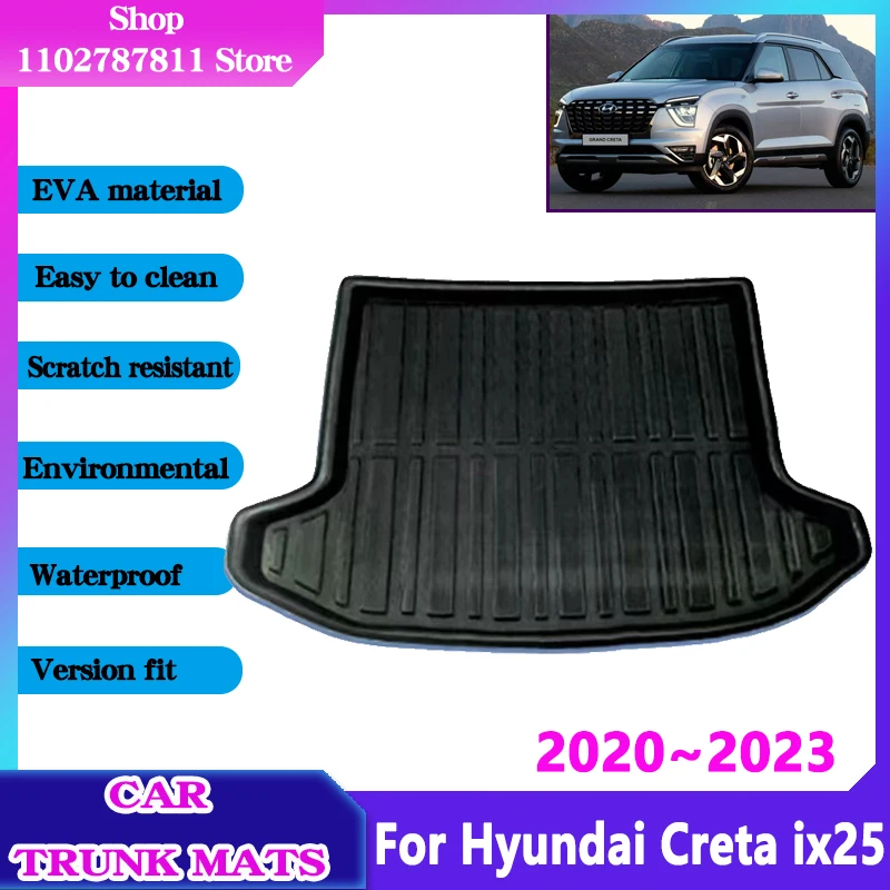 CarTrunkFloorMatsEVAMaterialforHyundaiCretaix25SU220202021