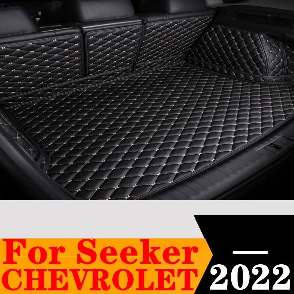 

Custom Full Set Car Trunk Mat For Chevrolet Seeker 2022 Rear Cargo Liner Tail Boot Tray luggage Pad Auto Vehicles Carpet Parts